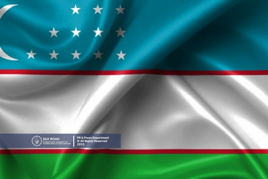 Congratulations on the 32nd anniversary of the adoption of the national flag of the Republic of Uzbekistan