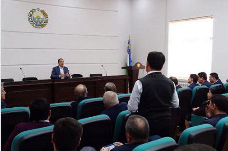 Собрание, посвященное созданию общественного совета по развитию туризма в Самаркандской области.
