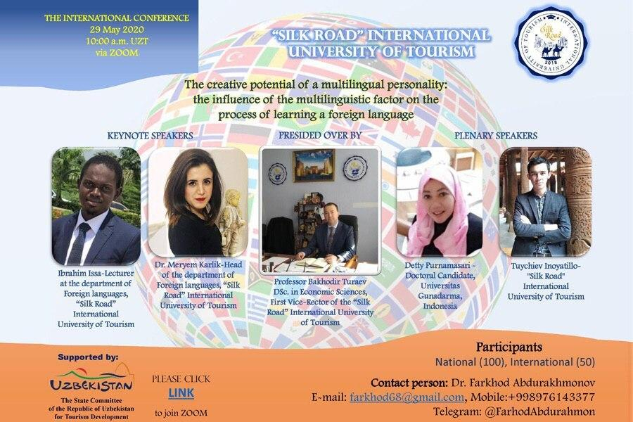 «Silk Road» University hosts an International online conference
