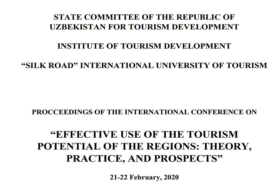 “EFFECTIVE USE OF THE TOURISM POTENTIAL OF THE REGIONS: THEORY, PRACTICE, AND PROSPECTS”