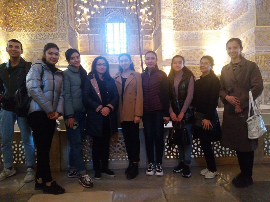 Students of the University visited the Mausoleum of Amir Timur