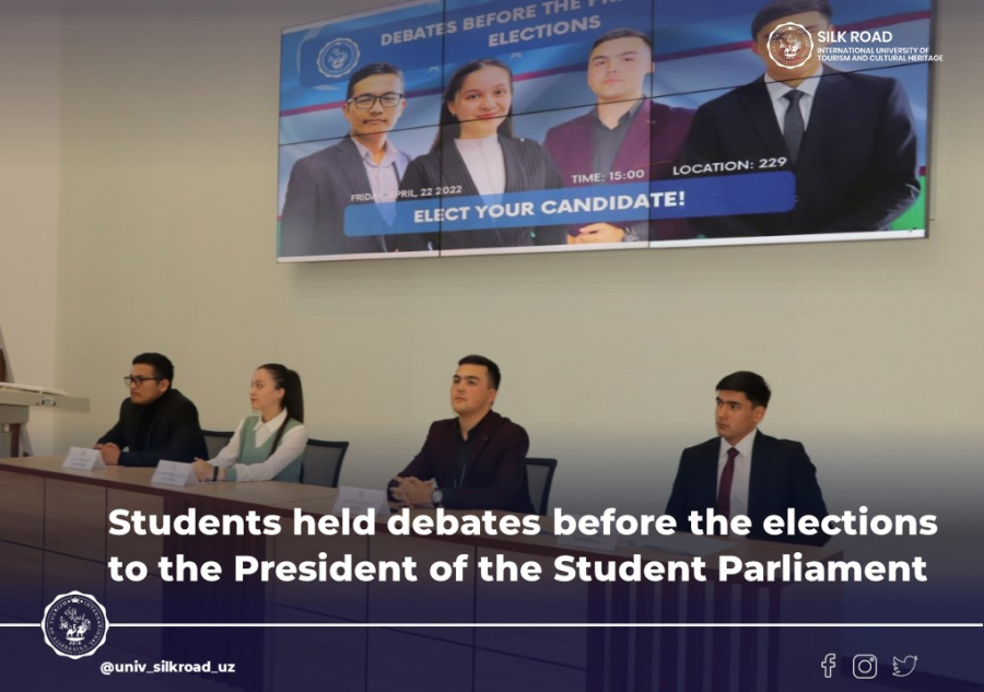 Students held debates before the elections to the President of the Student Parliament