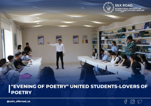 &quot;Evening of Poetry&quot; united students-lovers of poetry