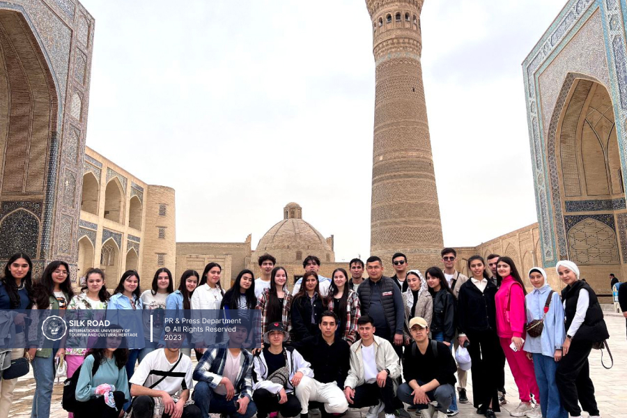 5 марта текущего года в рамках проекта &quot;Путешествие по Узбекистану&quot; для студентов Международного университета туризма и культурного наследия «Шелковый путь» была организована практическая поездка в  Бухару