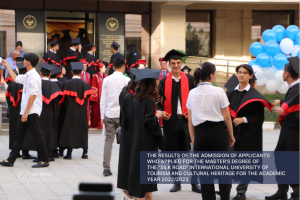 The results of the admission of applicants who applied for the master&#039;s degree of the &quot;Silk Road&quot; International University of Tourism and Cultural Heritage for the academic year 2022/2023