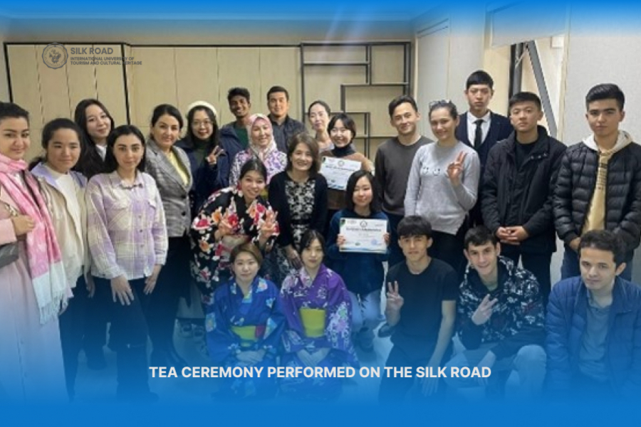 TEA CEREMONY PERFORMED ON THE SILK ROAD