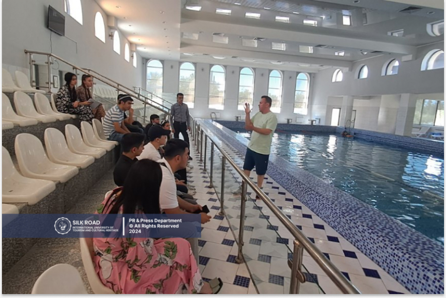 Our university sport coaches gave the necessary guidance on how to follow the swimming rules