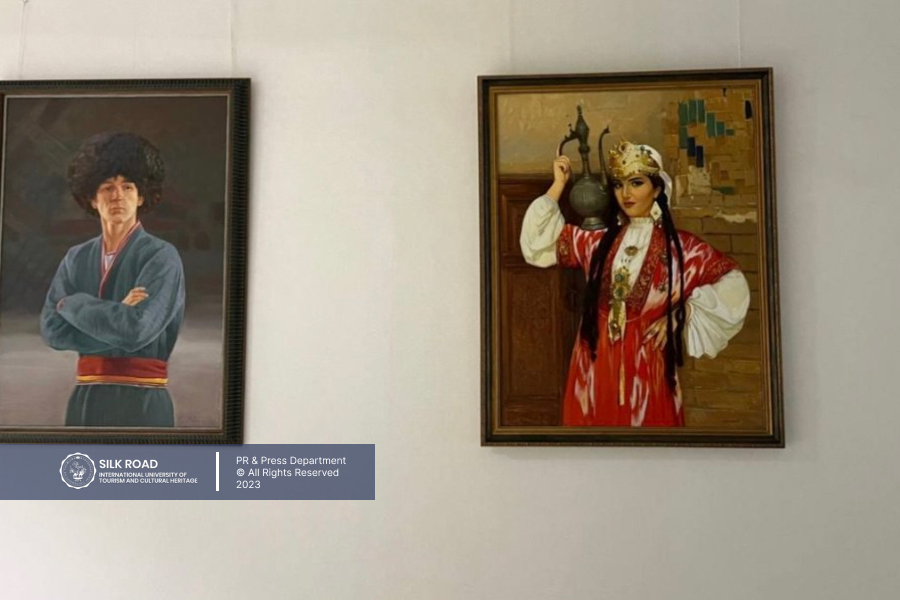 The gallery established in the main educational building of &quot;Silk Road&quot;  International University of Tourism and Cultural Heritage &quot;Silk Road&quot; is in permanent service