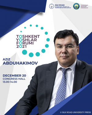 20-21 декабря в здании Ташкентского конгресс-холла пройдёт одно из важнейших событий года — &quot;Ташкентский молодёжный форум - 2021&quot;.