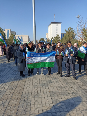 Флаг Родины - гордость Узбекистана!