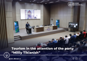 Tourism in the attention of the party “Milliy Tiklanish”