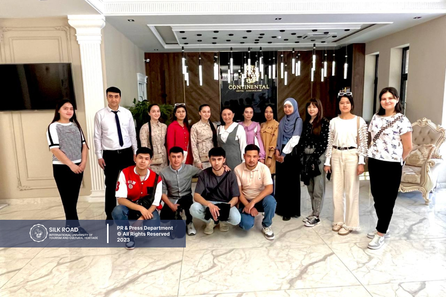 The visit of students to the “Continental hotel”