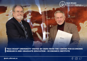“Silk Road” University visited by Reps from the Centre for Economic Research and Graduate Education – Economics Institute