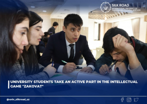 University students take an active part in the intellectual game &quot;Zakovat&quot;