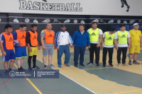 “Silk Road” International University organised a competition between university staff and the student team in the sport of volleyball
