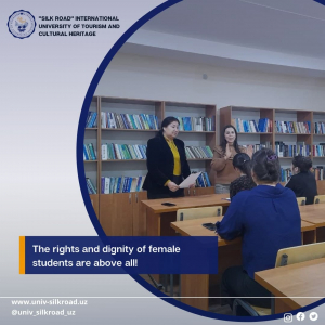 The rights and dignity of female students are above all!