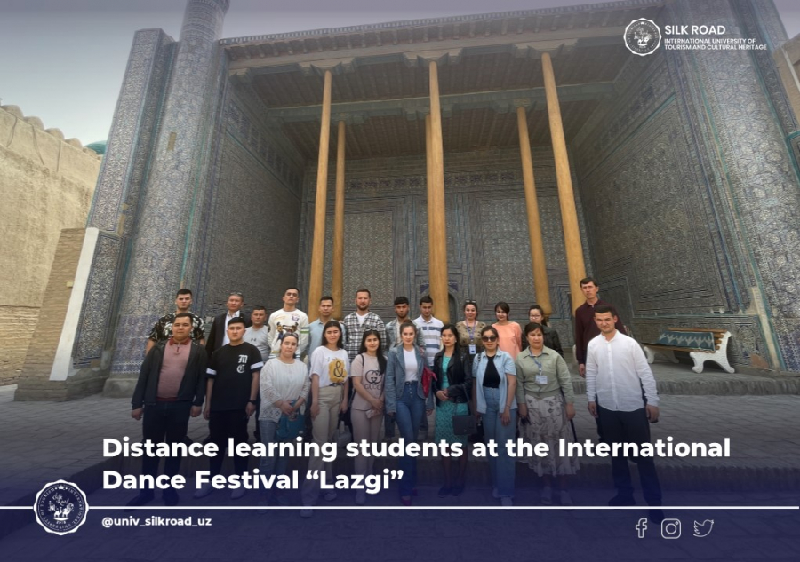 Distance learning students at the International Dance Festival “Lazgi”