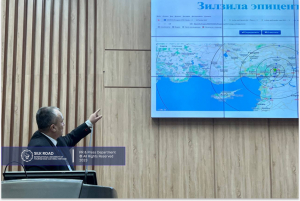 The framework of the month of emergency protection and civil protection Training-seminar on &quot;Rules of movement before, during and after an earthquake&quot; for the teachers, students and staff of &quot;Silk Road&quot; International University of Tourism and Cultural Heritage