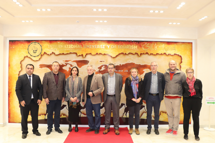 Visit of the delegation of the University of Ruan-Normandii to the &quot;Silk Road&quot; International University of Tourism and Cultural Heritage