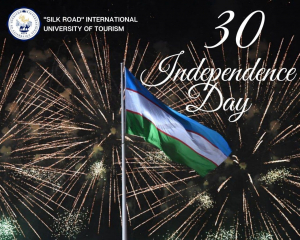 С 30-летием Независимости Республики Узбекистан!