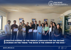Creative evening of the French language for the second courses on the theme &quot;The book is the mirror of the soul&quot;
