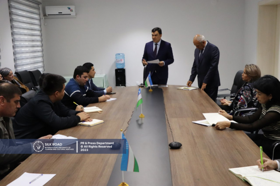 Rector of our university familiarised with the activities of Samarkand Technical College of Tourism and Cultural Heritage