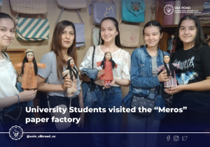 Студенты университета посетили бумажную фабрику «Мерос»