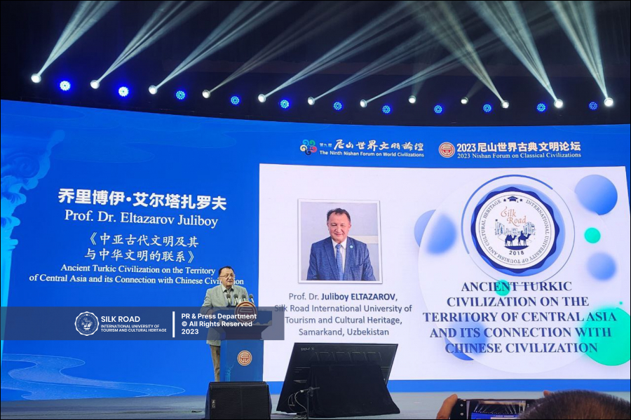 First Vice-Rector of our university J. Eltazarov took part in a prestigious forum in China