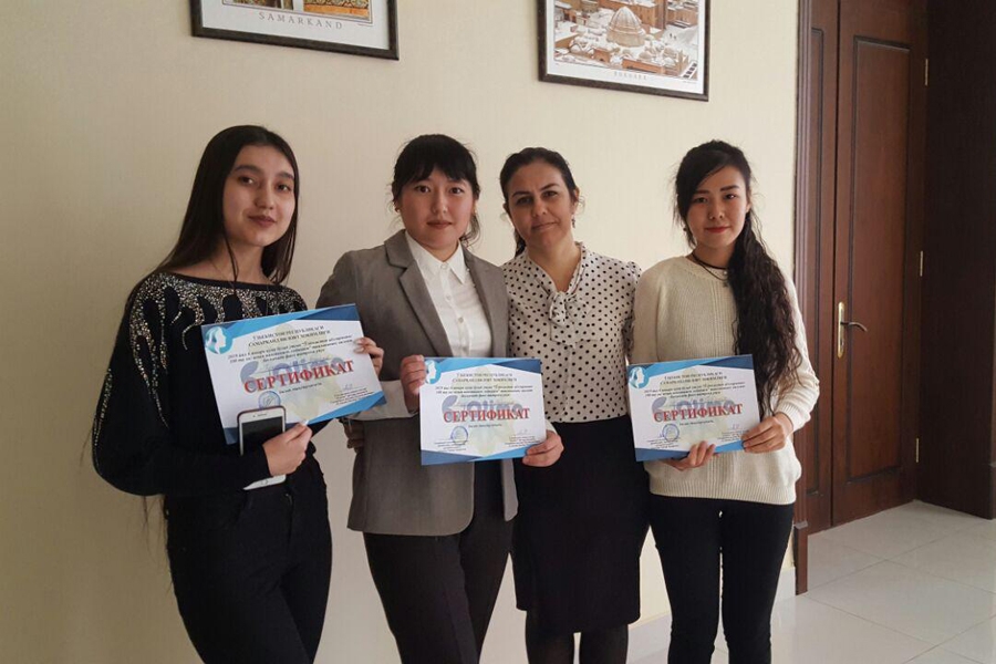 Студентки Университета «Шелковый путь» победили в областном этапе конкурса