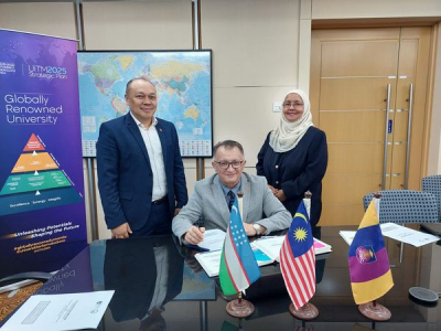 Meeting with the rector of the MARA University of Technology (UiTM) Malaysia