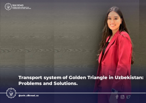 Transport system of Golden Triangle in Uzbekistan: Problems and Solutions.