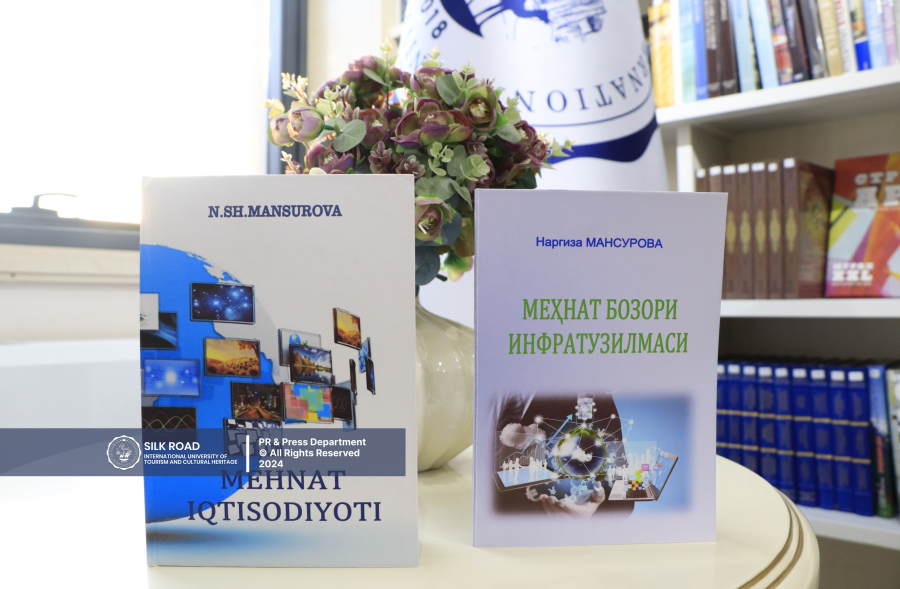 Nargiza Mansurova, Associate Professor of our University, has published new educational books