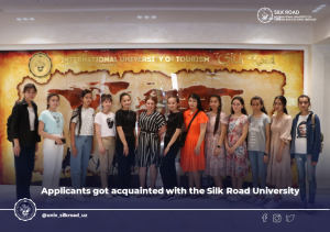 Applicants got acquainted with the Silk Road University